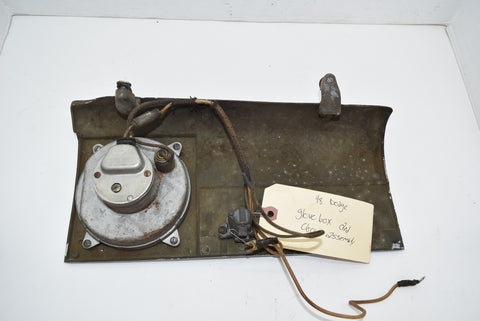 1946 1947 1948 Dodge D24 Fluid Drive Glove Box Door With Clock Lock Trim MOPAR