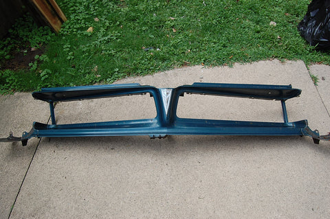 1963 Pontiac Catalina Header Panel Original Blue Emblem Metal Grand Prix