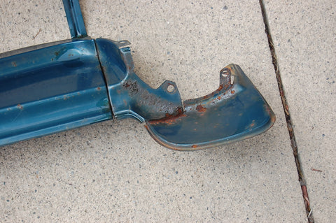 1963 Pontiac Catalina Header Panel Original Blue Emblem Metal Grand Prix