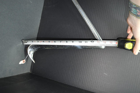 1957 1958 Cadillac Left Tail Fin Trim Moulding 57 58 Fleetwood Limo Series 75