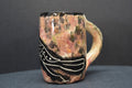 Vintage Mana Trujillo USA Pottery Roadrunner Mug Apache Bird Signed Coffee Cup
