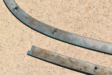 1964 Ford Galaxie 500 Top of Dash Garnish Lower Windshield Interior Trim 64