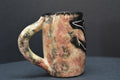 Vintage Mana Trujillo USA Pottery Roadrunner Mug Apache Bird Signed Coffee Cup