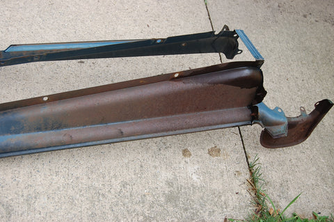 1963 Pontiac Catalina Header Panel Original Blue Emblem Metal Grand Prix