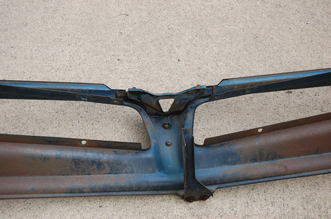1963 Pontiac Catalina Header Panel Original Blue Emblem Metal Grand Prix