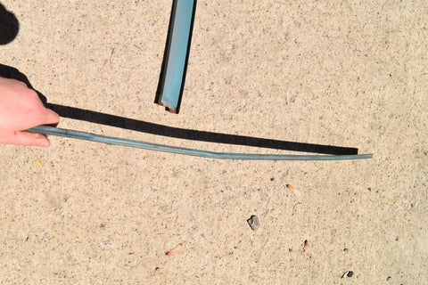 1964 Ford Galaxie 500 Top of Dash Garnish Lower Windshield Interior Trim 64