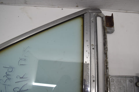 1960 FORD THUNDERBIRD REAR RIGHT QUARTER WINDOW GLASS FRAME 60