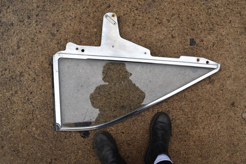 1963 1964 Ford Galaxie 2 Dr Hardtop Right RH Quarter Rear Glass Window 63 64