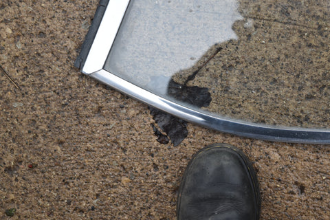 1963 1964 Ford Galaxie 2 Dr Hardtop Right RH Quarter Rear Glass Window 63 64