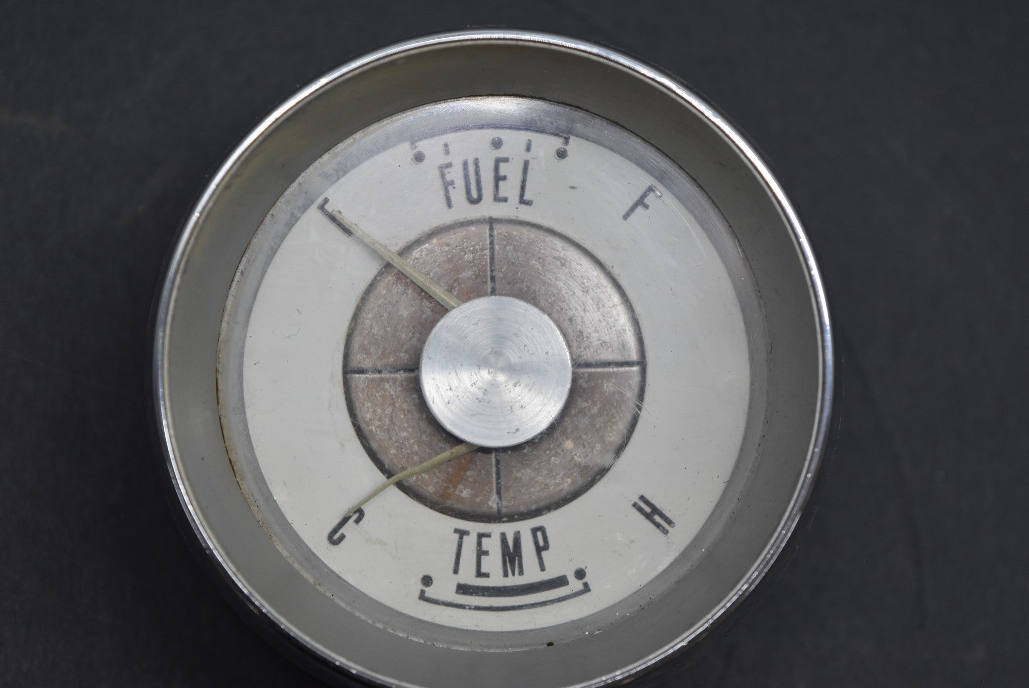 1959 1960 Ford Thunderbird Temp Fuel Gauge Gage Cluster Temperature Be