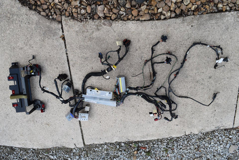 2000 2001 Jeep Cherokee Under Dash Wiring Harness Wires Instrument Panel 00 01