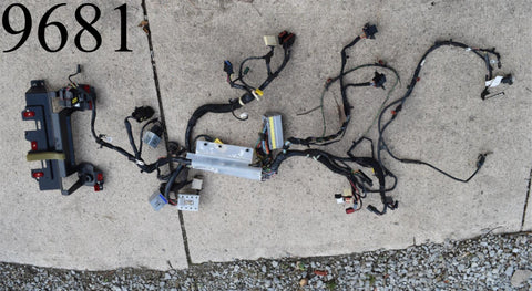 2000 2001 Jeep Cherokee Under Dash Wiring Harness Wires Instrument Panel 00 01