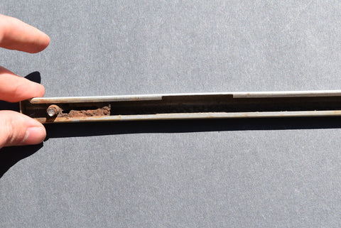 1958 Oldsmobile Super 88 Rear Left Door Trim Moulding Exterior Upper Driver 58