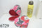 Lot of 3 Vera Bradley New With Tags Water Bottle Heart Shaped Jewelry Box Cases