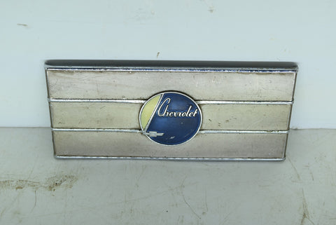 1938 38 Chevrolet Radio Delete Panel OEM Chevy Dash Plate Original