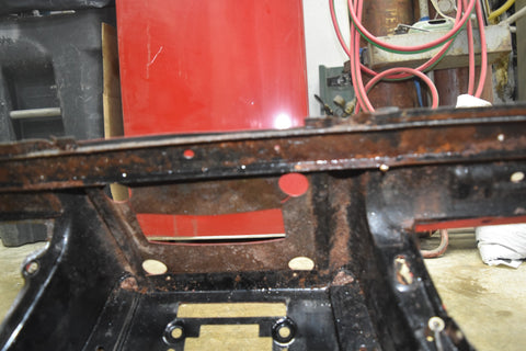 1958 1959 1960 Ford Thunderbird Dash Shell Frame Steel Vinyl 58 59 60