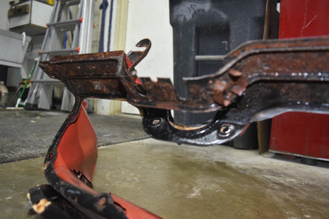 1958 1959 1960 Ford Thunderbird Dash Shell Frame Steel Vinyl 58 59 60