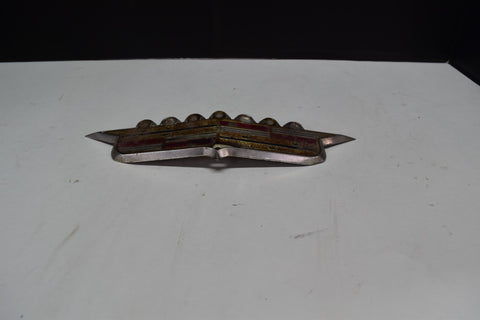 1958 CADILLAC LIMO FLEETWOOD SERIES 75 FRONT HOOD CREST EMBLEM 58