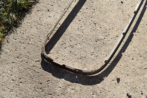 1958 Cadillac Limo Series 75 Fleetwood Rear Window Interior Trim Garnish 58