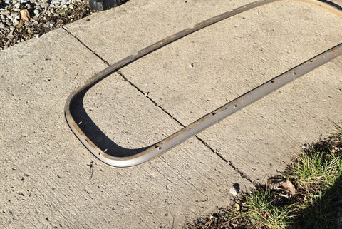 1958 Cadillac Limo Series 75 Fleetwood Rear Window Interior Trim Garnish 58