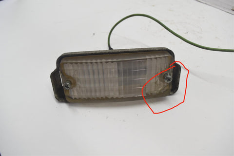 1971 OLDSMOBILE CUTLASS INNER BUMPER DRIVER SIDE LEFT REVERSE LIGHTS 71