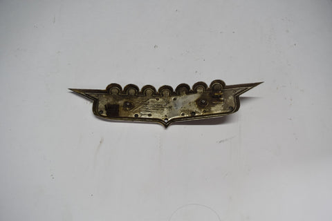 1958 CADILLAC LIMO FLEETWOOD SERIES 75 FRONT HOOD CREST EMBLEM 58