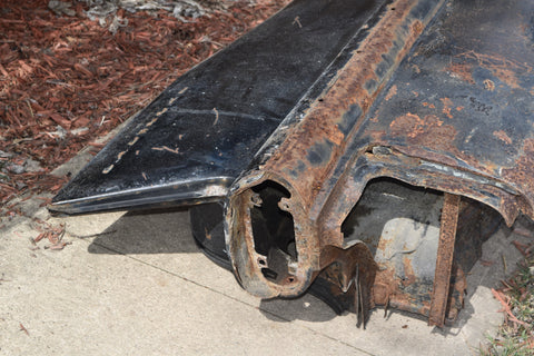 1958 Cadillac Series 75 Limo Fleetwood Fin Quarter Panel Art Man Cave Right 58