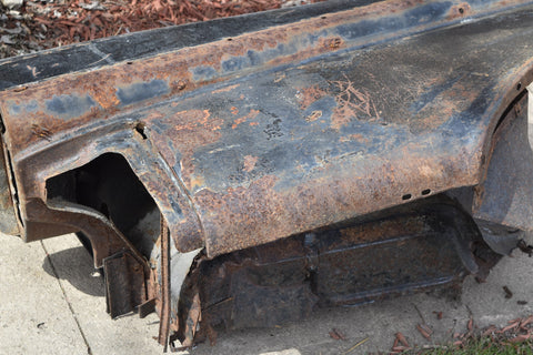 1958 Cadillac Series 75 Limo Fleetwood Fin Quarter Panel Art Man Cave Right 58