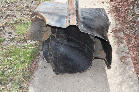 1958 Cadillac Series 75 Limo Fleetwood Fin Quarter Panel Art Man Cave Right 58