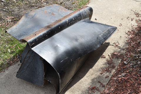 1958 Cadillac Series 75 Limo Fleetwood Fin Quarter Panel Art Man Cave Right 58