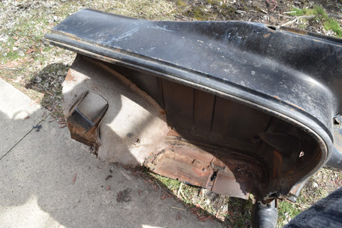 1958 Cadillac Series 75 Limo Fleetwood Fin Quarter Panel Art Man Cave Right 58