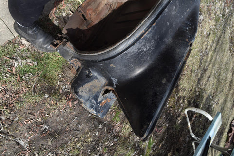 1958 Cadillac Series 75 Limo Fleetwood Fin Quarter Panel Art Man Cave Right 58