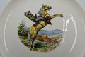 Roy Rogers And Trigger Many Happy Trails Vintage Collectible Plate Decor Art