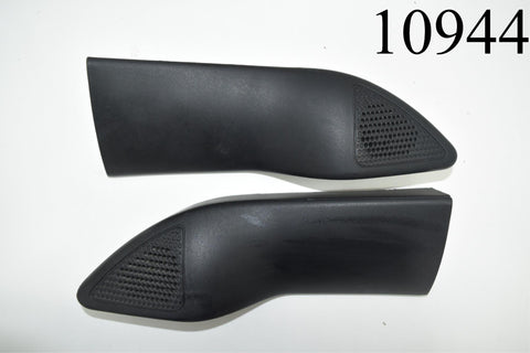 08 09 10 F250 Black LH RH Tweeter Door Panel Trim Pair 2x Speaker 2008 2009 10