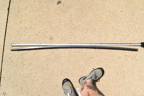 1946 1947 1948 Dodge D24 Right Passenger Hood Trim Spear Moulding 46 47 48 MOPAR