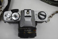 Minolta XG-A 35mm Film Camera With MD 50mm Lens 1.17 Lens Cap Strap Vintage
