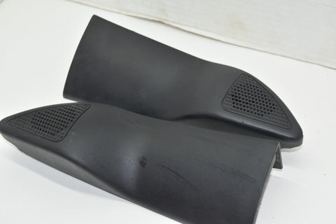 08 09 10 F250 Black LH RH Tweeter Door Panel Trim Pair 2x Speaker 2008 2009 10