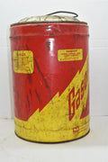 Vintage Lightning Gasoline Can Oil Can Man Cave Garage Decor 6.5 Gallon Drum OLD