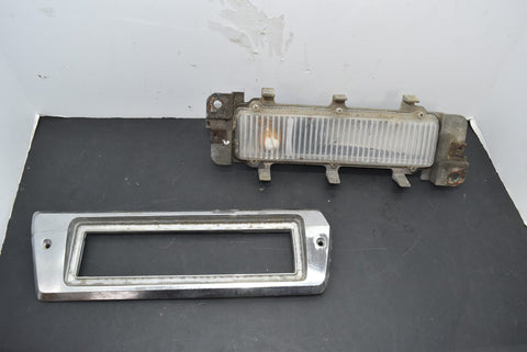 Original LH 1968 Ford Thunderbird Front Marker Light 68 Housing Bezel Lens OEM