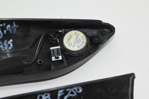 08 09 10 F250 Black LH RH Tweeter Door Panel Trim Pair 2x Speaker 2008 2009 10