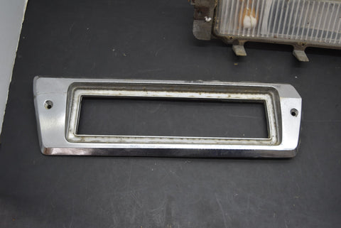 Original LH 1968 Ford Thunderbird Front Marker Light 68 Housing Bezel Lens OEM