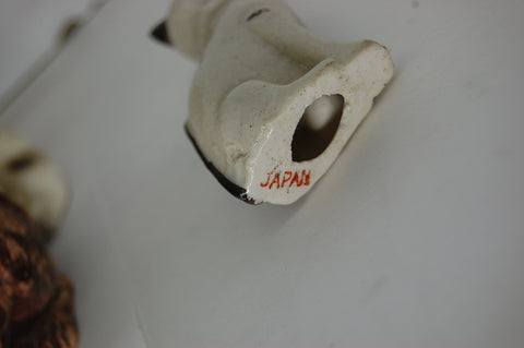 Napco Ceramics Japan Tiger M3912 Cat Squirrel Rabbit Eagle Decor She Shed