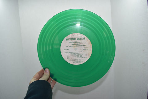 1972 Chevrolet Dealers Commercial Radio Kit Vinyls Transparent Chevy 70 Records