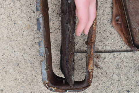 1958 Oldsmobile Super 88 Left Driver Fresh Air Vent Assembly 58 Olds