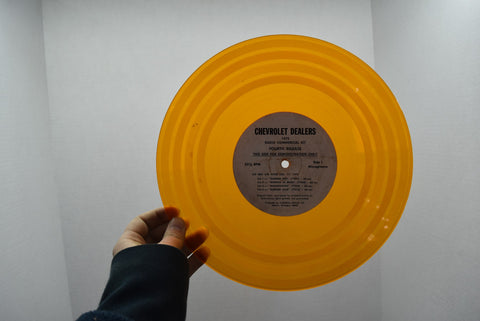 1972 Chevrolet Dealers Commercial Radio Kit Vinyls Transparent Chevy 70 Records