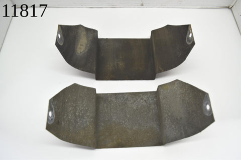 1971 1972 OLDS OLDSMOBILE TAIL LIGHT BRACKET PAIR 442 W30 METAL SHIELDS 71 72