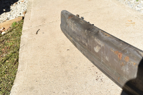 1979-1993 Ford Mustang Rear Bumper Metal Reinforcement Fox Body Original