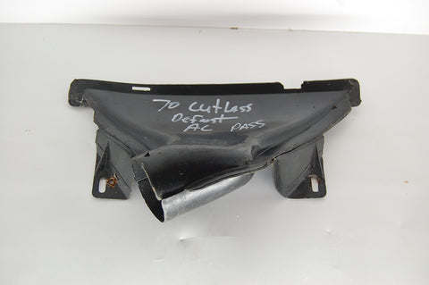 68-72 Cutlass Oldsmobile Under Dash AC Defrost Duct Passenger R.H. Original OEM