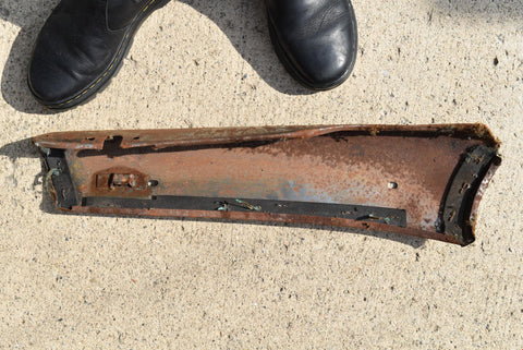1958 Oldsmobile Super 88 Front Bench Seat Right Passenger Trim Moulding Metal 58