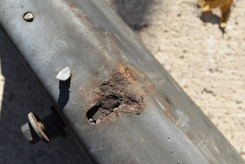 1979-1993 Ford Mustang Rear Bumper Metal Reinforcement Fox Body Original